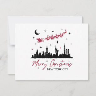 Convites Viagem de Natal para Nova York, Feliz Natal Nova 