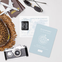 Viagem de Passaporte para o Chá de fraldas de Tema