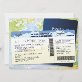 Convites Viagem Documents Bar ou Bat Mitzvah