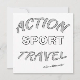 Convites Viagem Esportiva de Ação