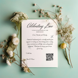 Convites Viagem Fundo Pedido Qr Code Honormoon Fund