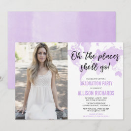 Convites Viagem oh os lugares irá foto da graduação