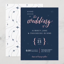 Convites Viagem Themed Wanderlust Invitation