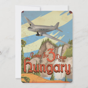 Convites Viagens vintage da Hungria