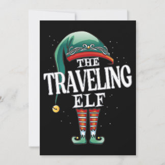 Convites Viajando pelo Elf, Grupo de Natal Xmas, Partido Pa