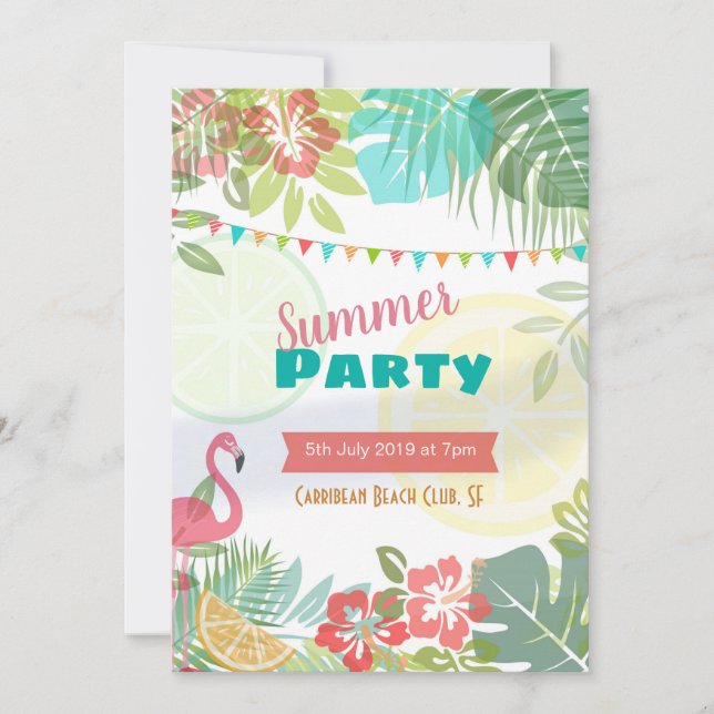 Convites Víbos de feijão (Frente)