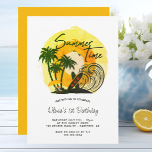 Convites Vibrações de Verão 1º Aniversário