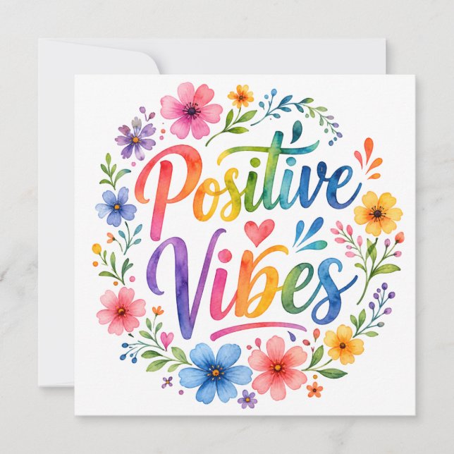 Convites Vibrações Positivas (Frente)