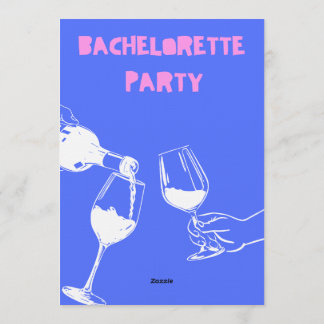 Convites Vibrant Bachelorette Weekend Invitation for Bride