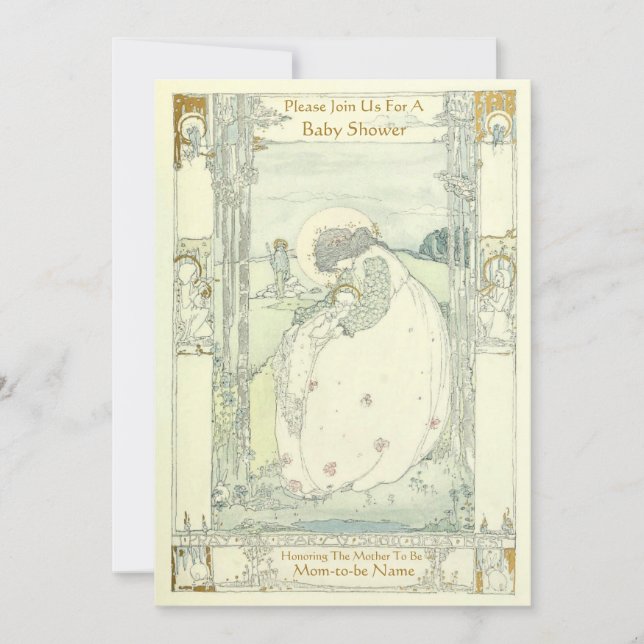 Convites Victorian Era Jessie Marion King (Frente)