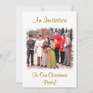 CONVITES VICTORIANO CHRISTMAS CAROL SINGERS