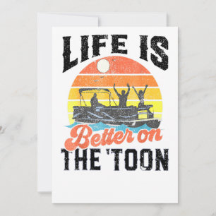 Convites Vida Antiga É Melhor Nos Pontões Toon De Barco