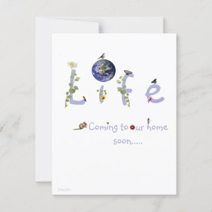 Convites Vida: Chegando em nossa casa, chá de fraldas convi