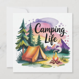 Convites Vida de Acampamento