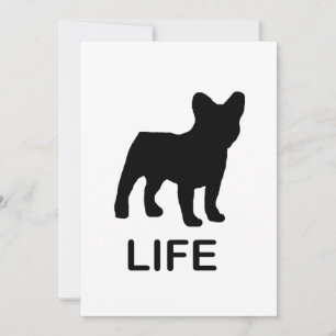 Convites vida de buldogue francês