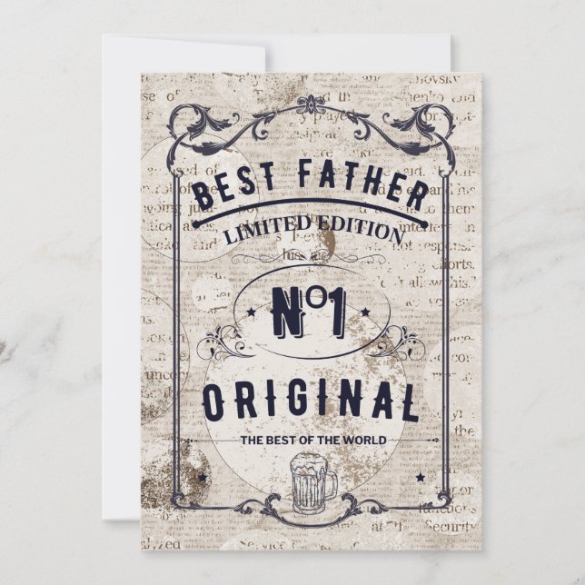 Convites Vida do pai, Melhor Vida (Frente)