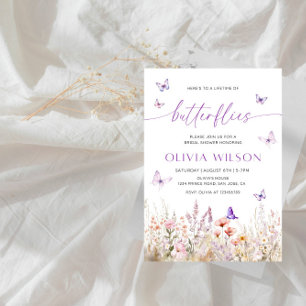 Convites Vida do Partido Chá de panela das Borboletas