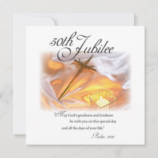 Convites Vida Religiosa Jubilar ouro, Velas Cruzadas