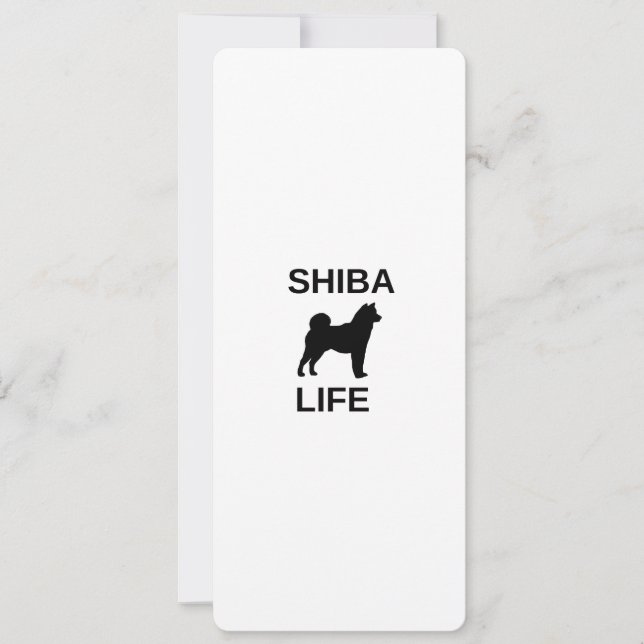 Convites vida shiba (Frente)