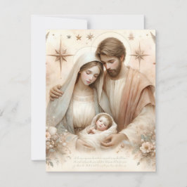 Convites Vidraça Floral Printable Watercolor Baby Jesus Car