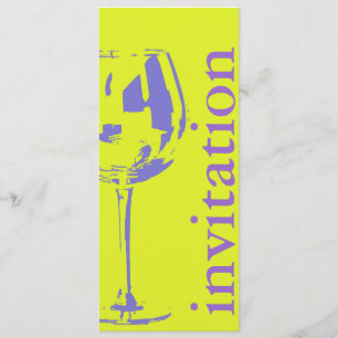 Convites vidro de vinho moderno - chá de panela winetastin