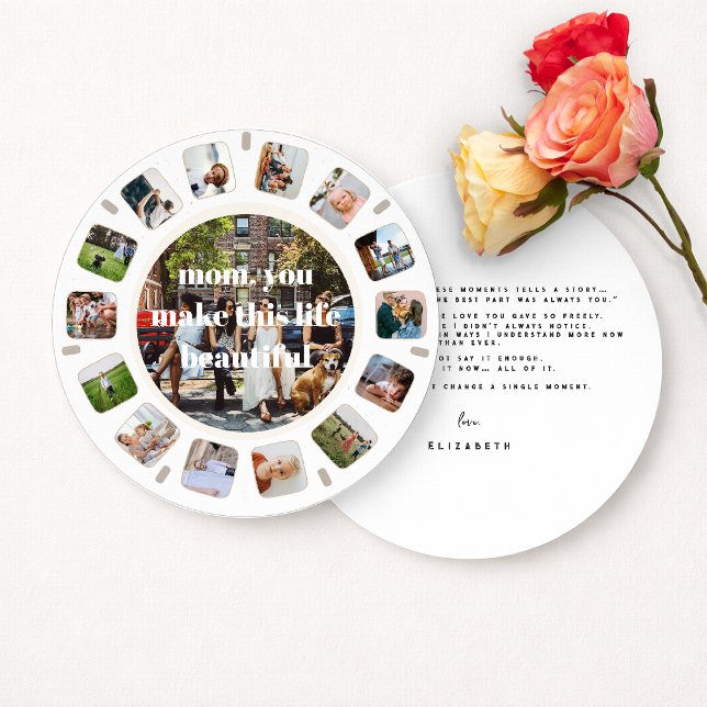 Convites Viewfinder Memories Mother’s Day Photo Card (Criador carregado)