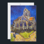 Convites Vincent van Gogh - A Igreja em Auvers<br><div class="desc">Igreja de Auvers / l'Eglise à Auvers-sur-oise de Vincent Van Gogh em 1890</div>