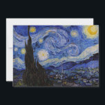 Convites Vincent Van Gogh - A noite de Starry<br><div class="desc">A Noite Estrelada / La nuit etoilee - Vincent Van Gogh em 1889</div>