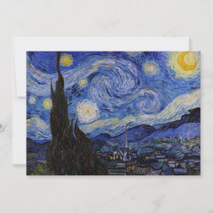 Convites Vincent Van Gogh - A noite de Starry