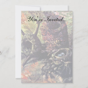 Convites Vincent Van Gogh - Ainda Vive Com Ninhos De Pássar