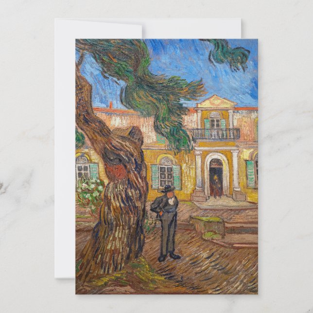 Convites Vincent Van Gogh - Asilo de Santo-Paul em Santo-Re (Frente)