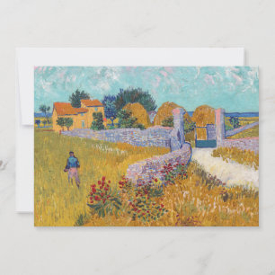 Convites Vincent van Gogh - Casa de Fazenda em Provença