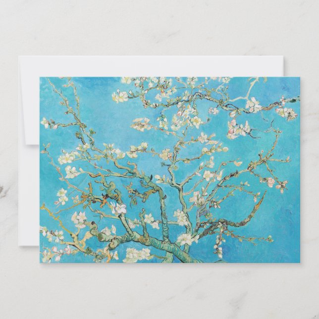 Convites Vincent van Gogh - Flor de Amendoeira (Frente)