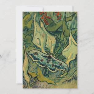 Convites Vincent van Gogh - Grande Mariposa Pavão