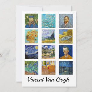 Convites Vincent Van Gogh - Grelha de Mastercastas