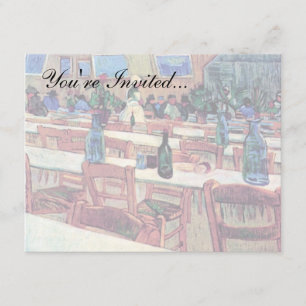 Convites Vincent Van Gogh - Interior de Restaurante
