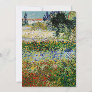 Convites Vincent van Gogh - Jardim Florido