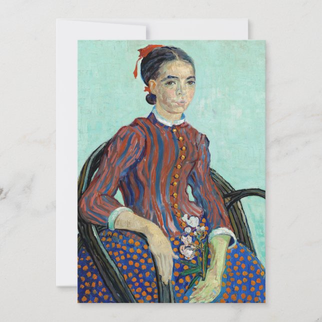 Convites Vincent van Gogh - La Mousme (Frente)