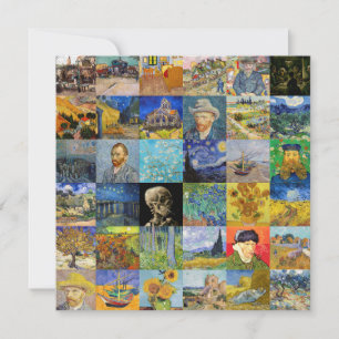 Convites Vincent van Gogh - Masterworks Mosaic Patchwork
