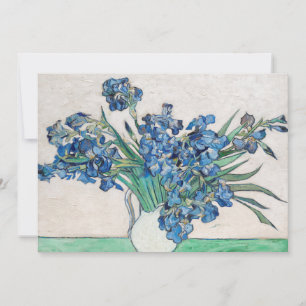 Convites Vincent van Gogh - Natureza-morta: Vaso com Íris