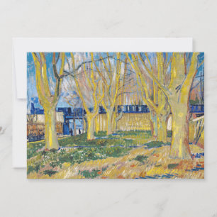 Convites Vincent van Gogh - O Trem Azul