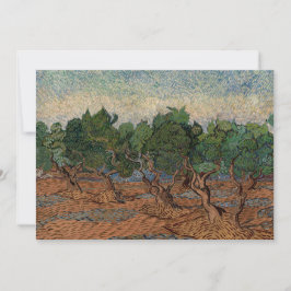 Convites Vincent van Gogh - Olive Grove