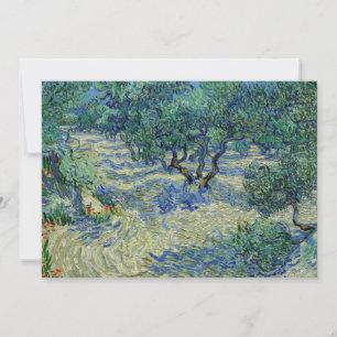 Convites Vincent van Gogh - Olive Orchard