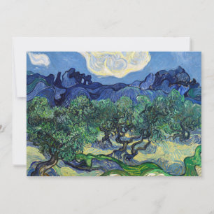 Convites Vincent van Gogh - Oliveiras com os Alpilles