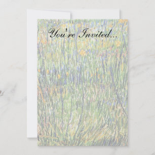 Convites Vincent Van Gogh - Pastagem em Flor Arte Fino