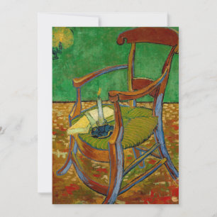 Convites Vincent van Gogh - Poltrona de Paul Gauguin