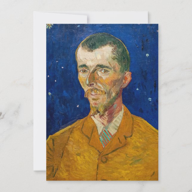 Convites Vincent Van Gogh - Retrato de Eugene Boch, Arles (Frente)