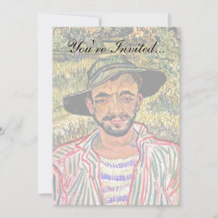 Convites Vincent Van Gogh - Retrato De Um Jovem Camponês
