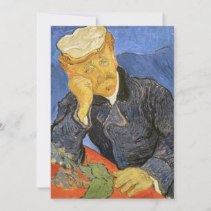 Convites Vincent Van Gogh - Retrato do Doutor Paul Gachet