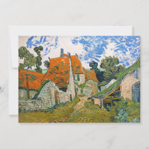 Convites Vincent van Gogh - Rua em Auvers-sur-Oise